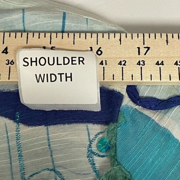 Vintage Daniel K.‎ New York USA Abstract Art to Wear Embroidered Jacket Medium - Picture 8 of 10